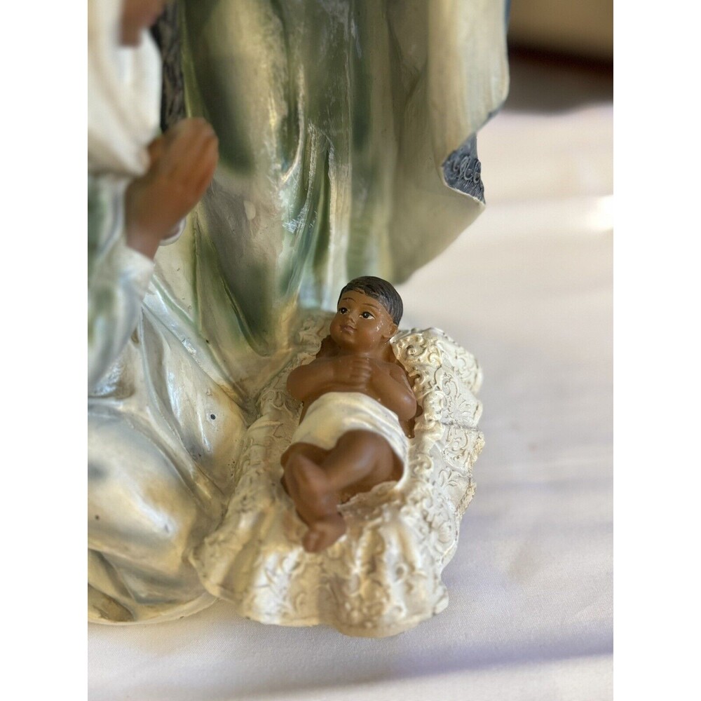 Love Light Nativity Set Mary Joseph Jesus Christmas Rare item NEW - Picture 8 of 11